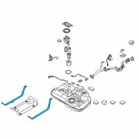 OEM Hyundai Sonata Band Assembly-Fuel Tank LH Diagram - 31210-C2500