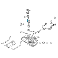 OEM Hyundai Sonata Fuel Pump Filter Diagram - 31112-C2500