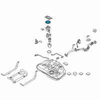 OEM Hyundai Sonata Cover-Fuel Pump Plate Diagram - 31152-B9000