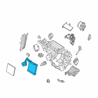 OEM 2018 Ford EcoSport Evaporator Core Diagram - GN1Z-19860-D