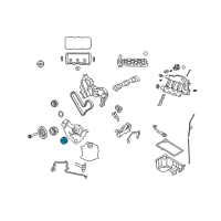 OEM Chrysler Sprocket-Crankshaft Diagram - 4536479