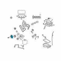 OEM Chrysler Sebring DAMPER-CRANKSHAFT Diagram - 4892135AA