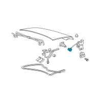 OEM 1995 Mercury Grand Marquis Release Cable Diagram - F6AZ-5443329-AA