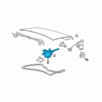 OEM 2005 Mercury Grand Marquis Hinge Diagram - F8AZ-5442700-AA