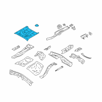 OEM Scion Rear Floor Pan Diagram - SU003-01321