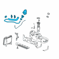 OEM 2009 GMC Sierra 2500 HD Filler Pipe Diagram - 20918326