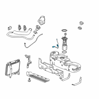 OEM 2010 Chevrolet Silverado 3500 HD Fuel Gauge Sending Unit Diagram - 19206541