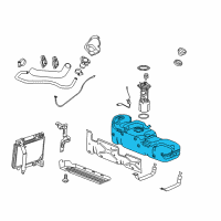 OEM 2006 Chevrolet Silverado 3500 Fuel Tank Diagram - 15825663