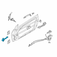 OEM 2016 Kia Forte Koup Checker Assembly-Front Door Diagram - 79380A7200