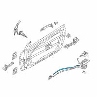 OEM Kia Forte Koup Cable Assembly-Front Door S/L Diagram - 81391A7200