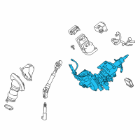 OEM Lexus Column Sub-Assembly, Electrical Diagram - 4520A-78050