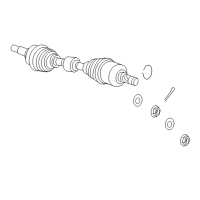 OEM Jeep Patriot RETAINER-Half Shaft Diagram - 5189156AA