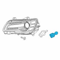 OEM 2021 Chrysler 300 Bulb Diagram - L0PSY24WSV