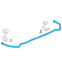OEM Chevrolet Camaro Stabilizer Bar Diagram - 22786262