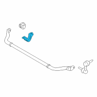 OEM 2017 Nissan GT-R Clamp-Stabilizer Diagram - 54614-JF00A