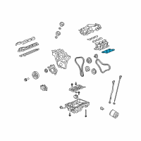 OEM 2008 Saturn Outlook Gasket Kit-Intake Manifold Diagram - 12609360