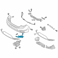 OEM 2020 Hyundai Elantra REFLECTOR/REFLEX Assembly-RR RH Diagram - 92406-F2510