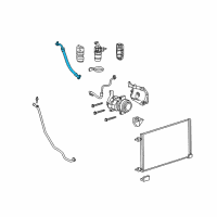 OEM 2005 Hummer H2 Hose, A/C Accumulator Diagram - 15057977