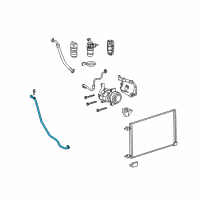 OEM Hummer Liquid Hose Diagram - 15229364