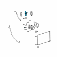 OEM 2009 Hummer H2 Drier Diagram - 20828616