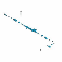 OEM Lexus GX460 Power Steering Link Assembly Diagram - 44200-60223