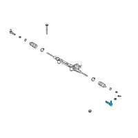 OEM Toyota FJ Cruiser Outer Tie Rod Diagram - 45046-69245