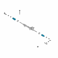 OEM 2016 Toyota 4Runner Boot Diagram - 45535-69015