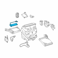 OEM Toyota RAV4 Heating Unit Diagram - 87710-42040
