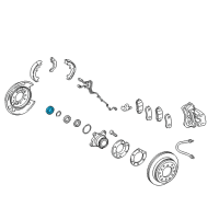 OEM Toyota FJ Cruiser Axle Seal Diagram - 90310-58003