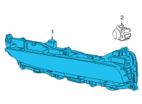 OEM Toyota Mirai Signal Lamp Diagram - 81510-62040