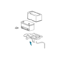 OEM Chrysler Voyager None-Battery Tray Diagram - 4860965AA