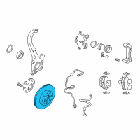 OEM 2002 Hyundai Sonata Disc-Front Brake Diagram - 51712-3C000