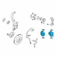 OEM 2001 Kia Optima Pad Kit-Front Disc BRAK Diagram - 5810138A70