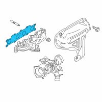 OEM 2016 Ford Fiesta Manifold Gasket Diagram - BM5Z-9448-A