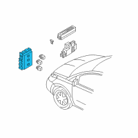 OEM Nissan Quest Bracket-Junction Diagram - 24350-ZF00A