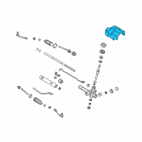 OEM Kia Rio5 Heat Protector Assembly Diagram - 572601E000