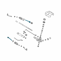 OEM 2008 Kia Rio Ball Joint-Inner, RH Diagram - 577241G100