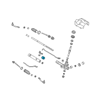 OEM 2007 Kia Rio5 Rubber-Steering Gear Diagram - 577891G000