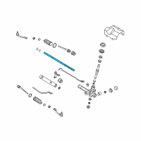 OEM 2007 Kia Rio5 Rack Assembly-Power Steering Gear Box Diagram - 577101G000