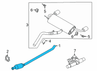 OEM 2021 Ford Escape CONVERTER ASY Diagram - LX6Z-5E212-F