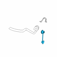 OEM 2004 Cadillac CTS Link Asm-Front Stabilizer Shaft Diagram - 15858708