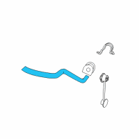 OEM Cadillac CTS Stabilizer Bar Diagram - 25700380