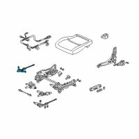 OEM 1999 Acura TL Box Assembly, Gear Diagram - 81515-SX0-003