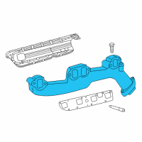 OEM Dodge Challenger Exhaust Diagram - 53013849AF