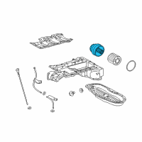 OEM 2011 Lexus GS450h Cap Assy, Oil Filter Diagram - 15620-31040