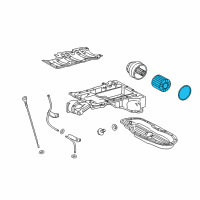 OEM Lexus GS300 Filter Element Diagram - 04152-YZZA3