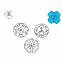 OEM 1996 Toyota Tercel Ornament Diagram - 42638-12290