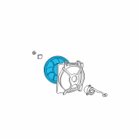 OEM 2001 Hyundai Accent Fan-Cooling Diagram - 25231-25000