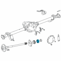 OEM Jeep Bearing-Axle Shaft Diagram - 5012825AA