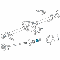 OEM 2004 Jeep Grand Cherokee Bearing-Axle Shaft Diagram - 5012825AA